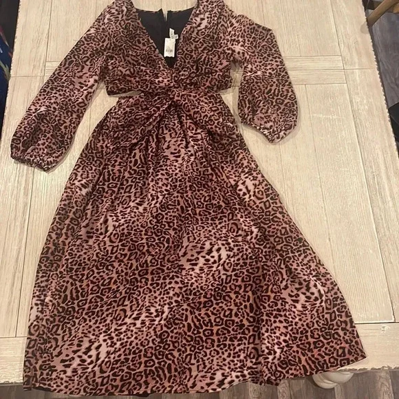 Anthropologie Ranna Gill leopard dress - Picture 4 of 16